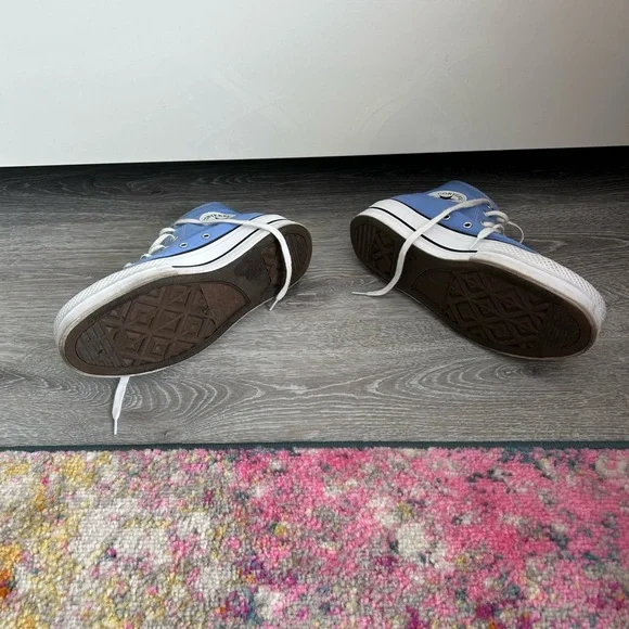 Converse Blue and White High-Top Sneakers - Picture 4 of 4